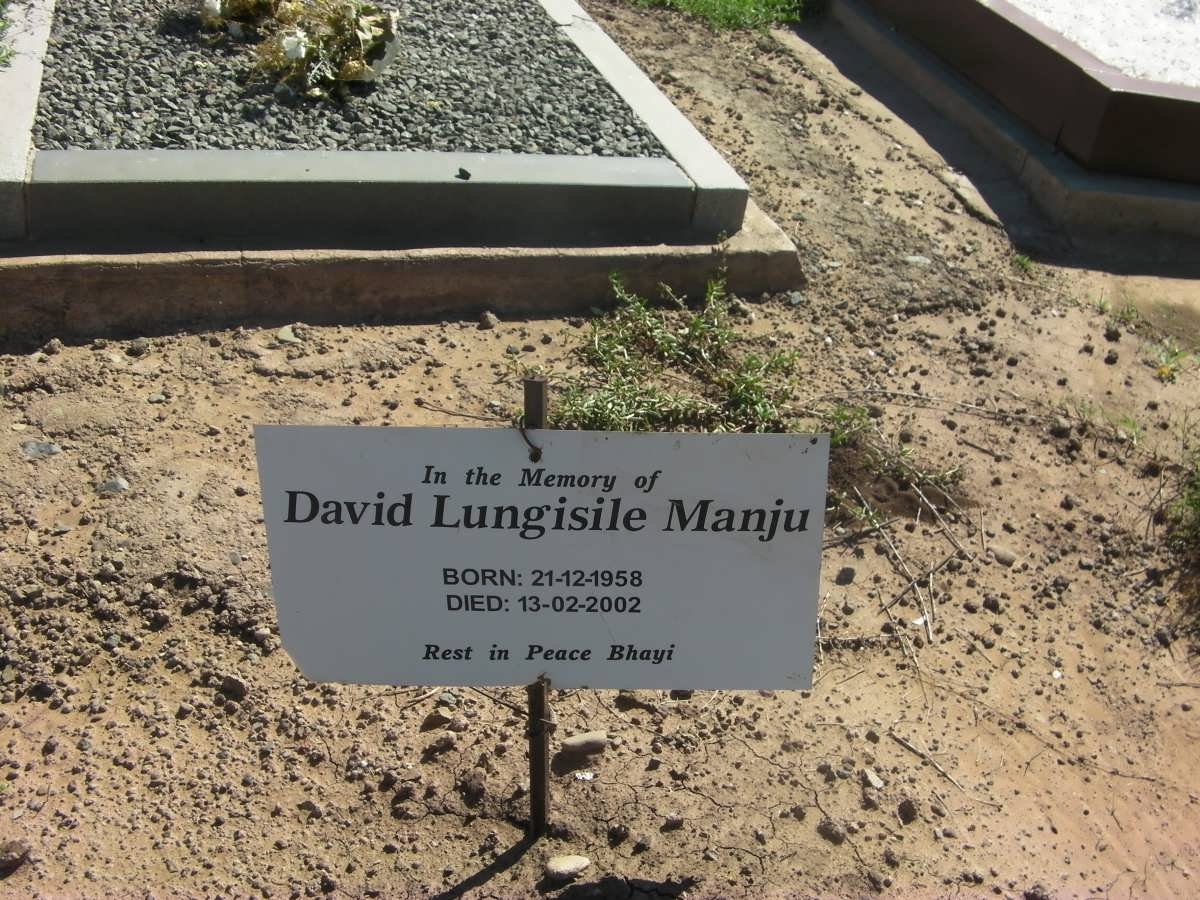MANJU David Lungisile 1958-2002