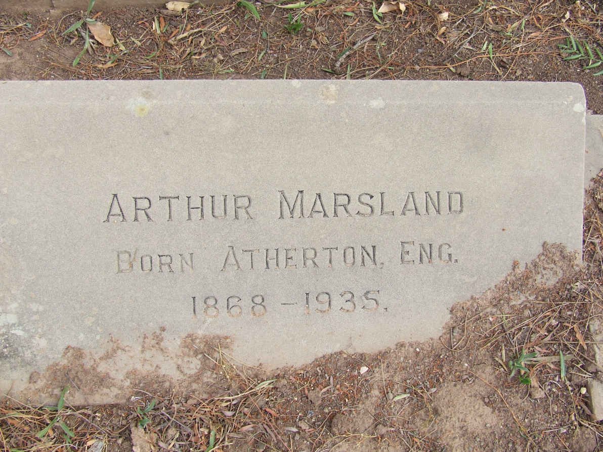 MARSLAND Arthur 1868-1935