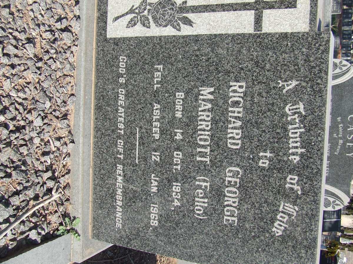 MARRIOTT Richard George 1934-1968
