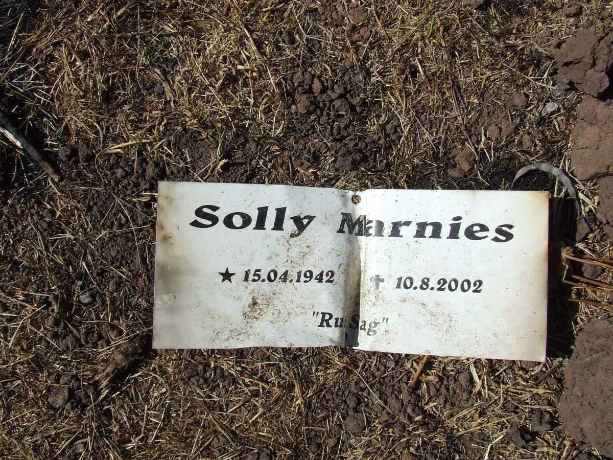 MARNIES Solly 1942-2002