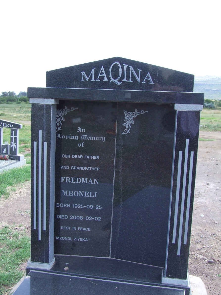 MAQINA Fredman Mboneli 1925-2008