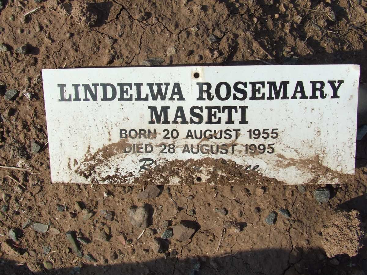 MASETI Lindelwa Rosemary 1955-1995
