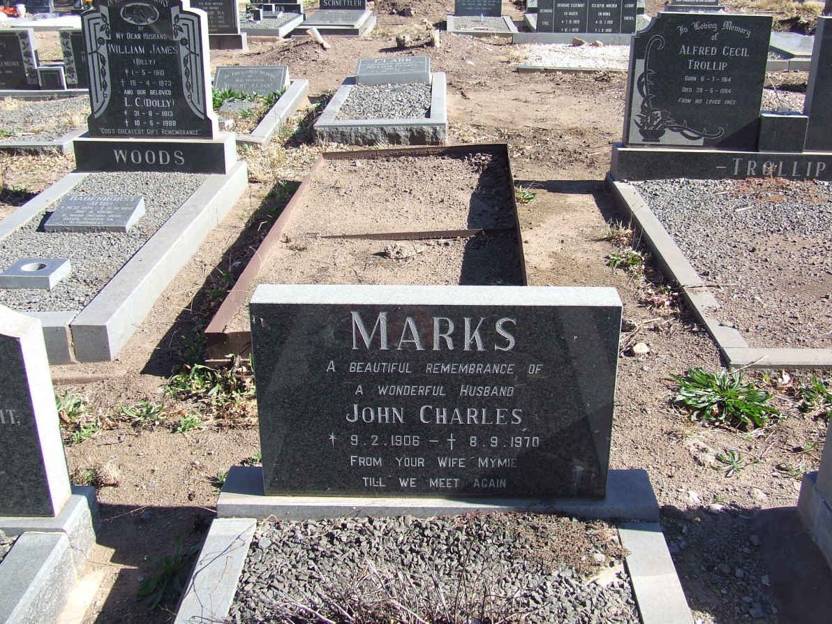 MARKS John Charles 1906-1970