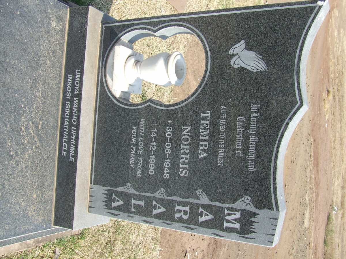MARALA Temba Norris 1948-1990
