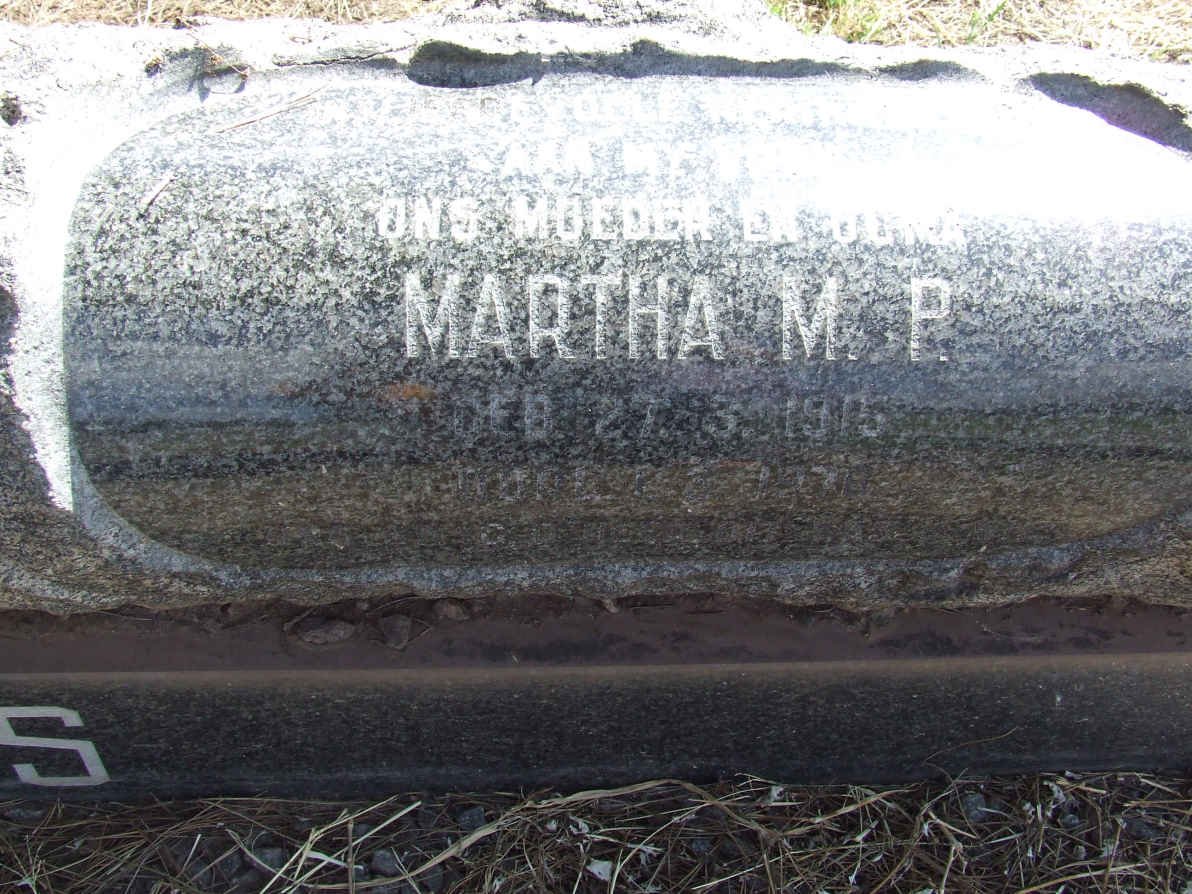MARCUS Martha M.P. 1915-1976