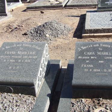 MARILLIER Frank 1895-1976 &amp; Cara 1894-1960