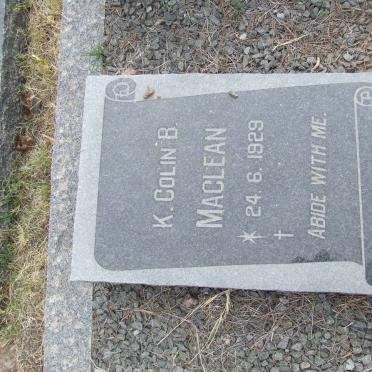 MACLEAN K. Colin B. 1929-