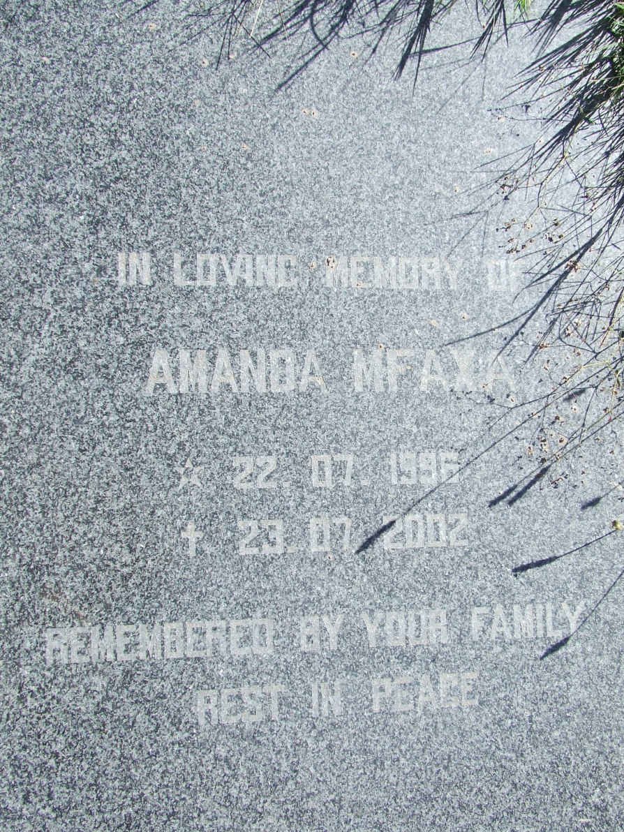 MFAXA Amanda 1996-2002