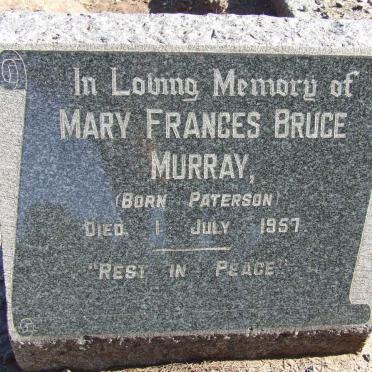 MURRAY Mary Frances Bruce nee PATERSON -1957