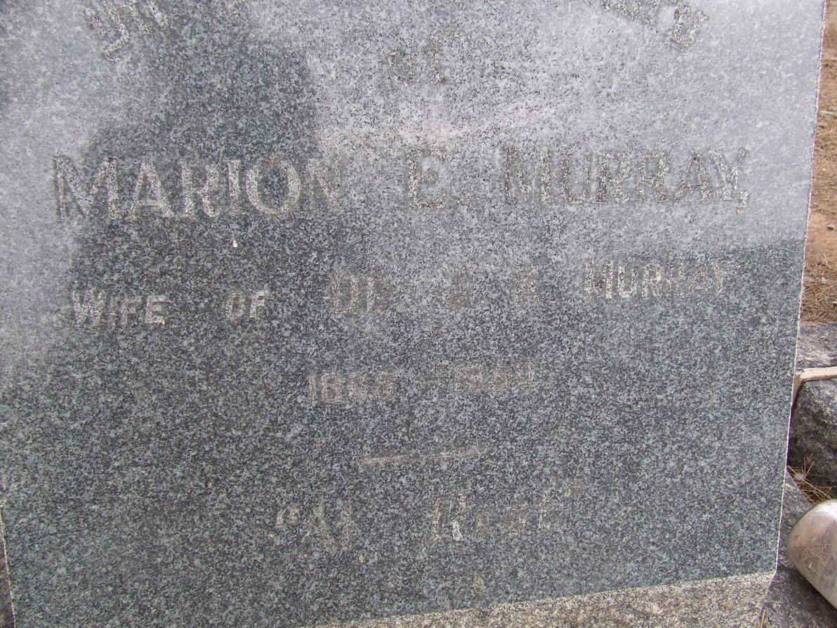 MURRAY Marion E. ?-?