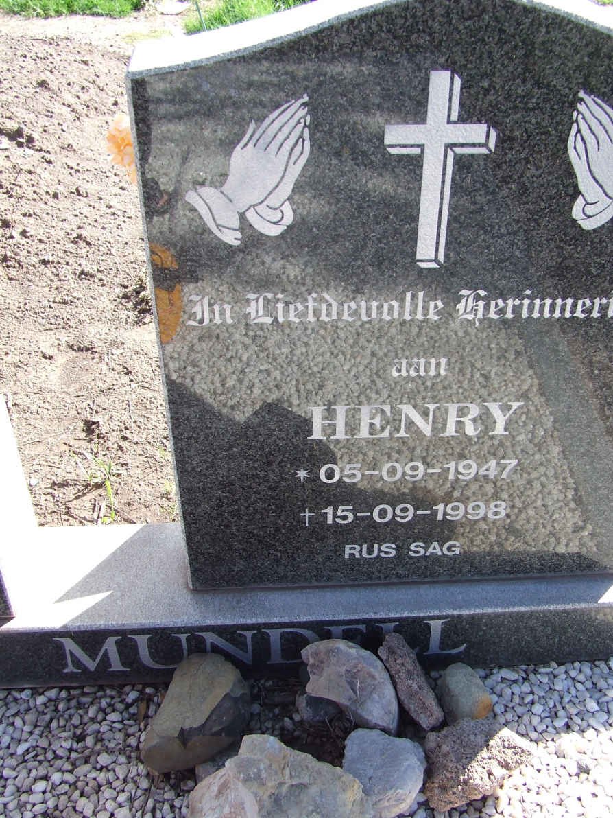 MUNDELL Henry 1947-1998
