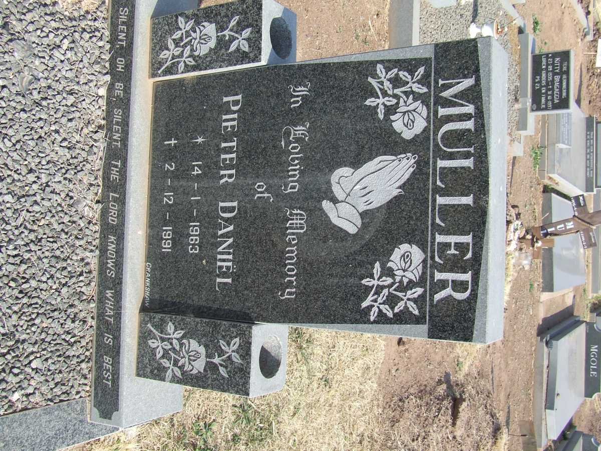 MULLER Pieter Daniel 1963-1991