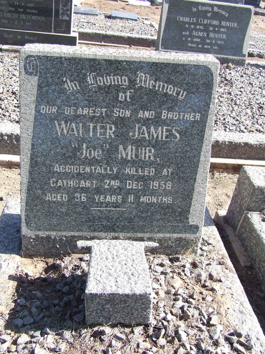 MUIR Walter James -1958