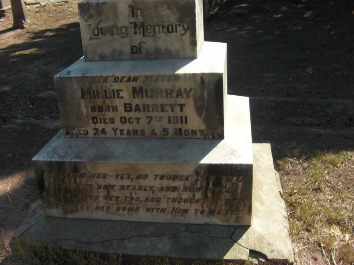 MURRAY Millie nee BARRETT -1911