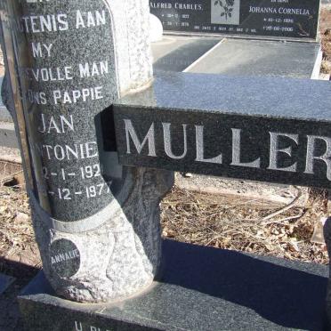 MULLER Jan Antonie 1921-1977