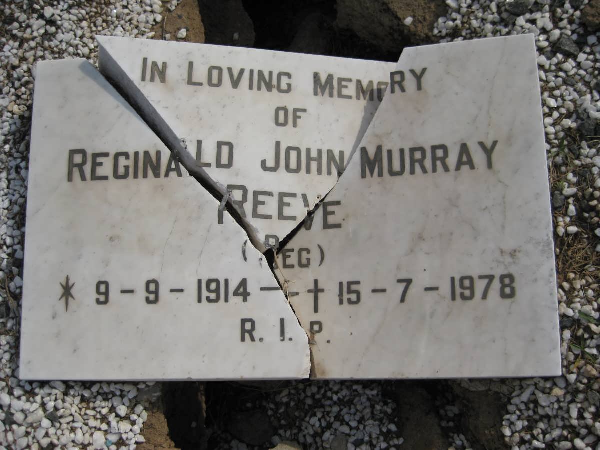 REEVE Reginald John Murray 1914-1978