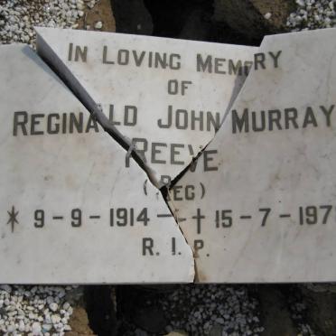 REEVE Reginald John Murray 1914-1978