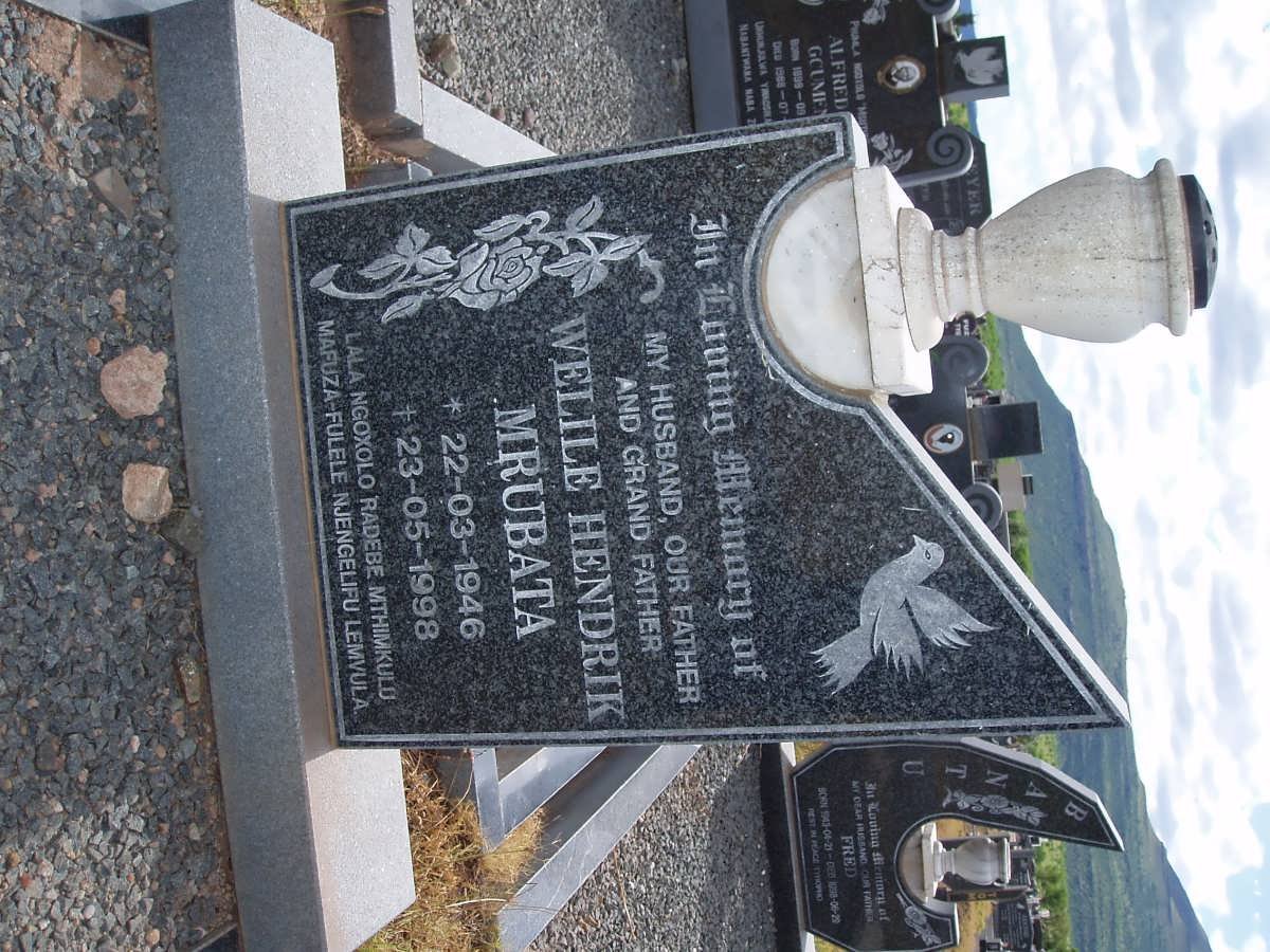 MRUBATA Welile Hendrik 1946-1998