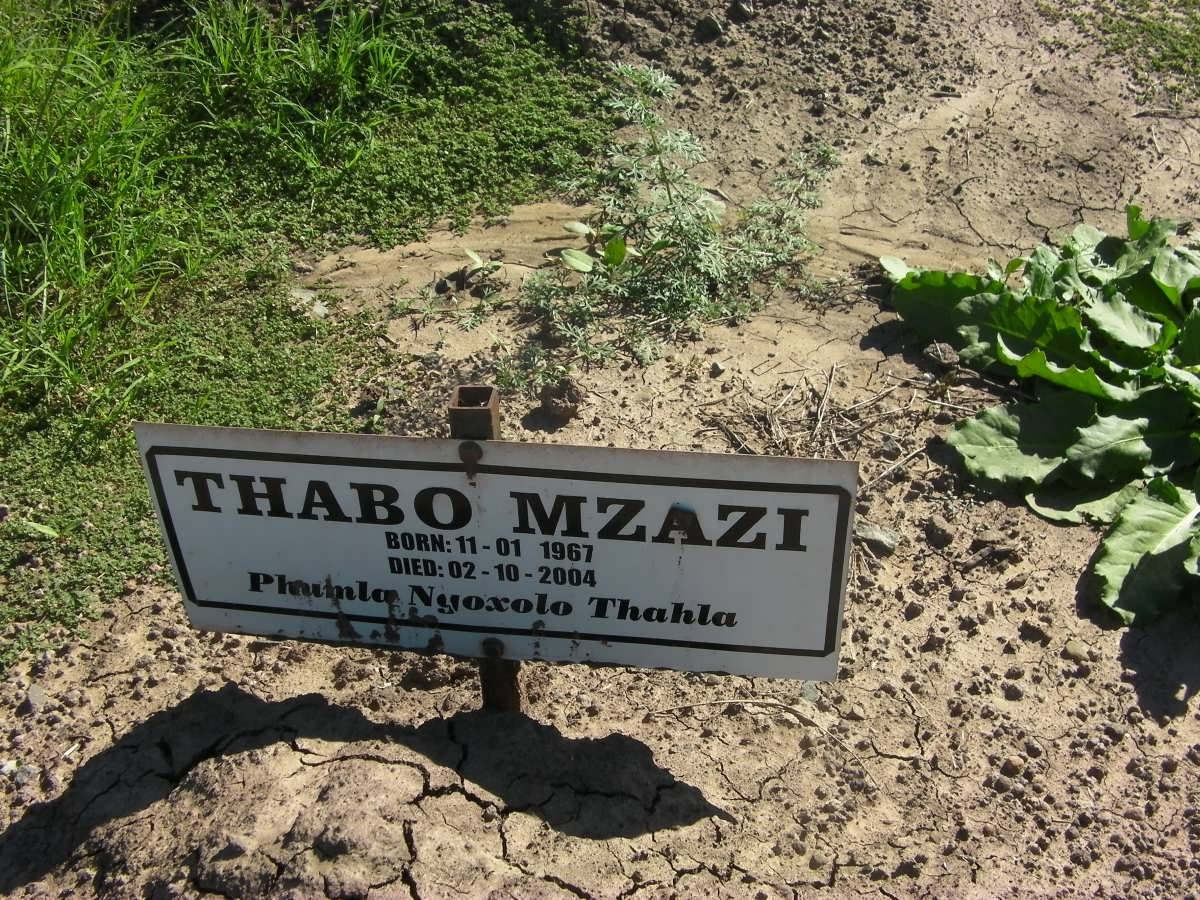 MZAZI Thabo 1967-2004