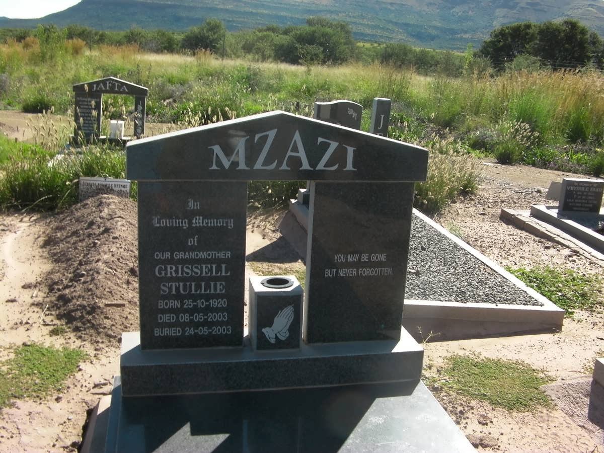 MZAZI Grissell Stullie 1920-2003