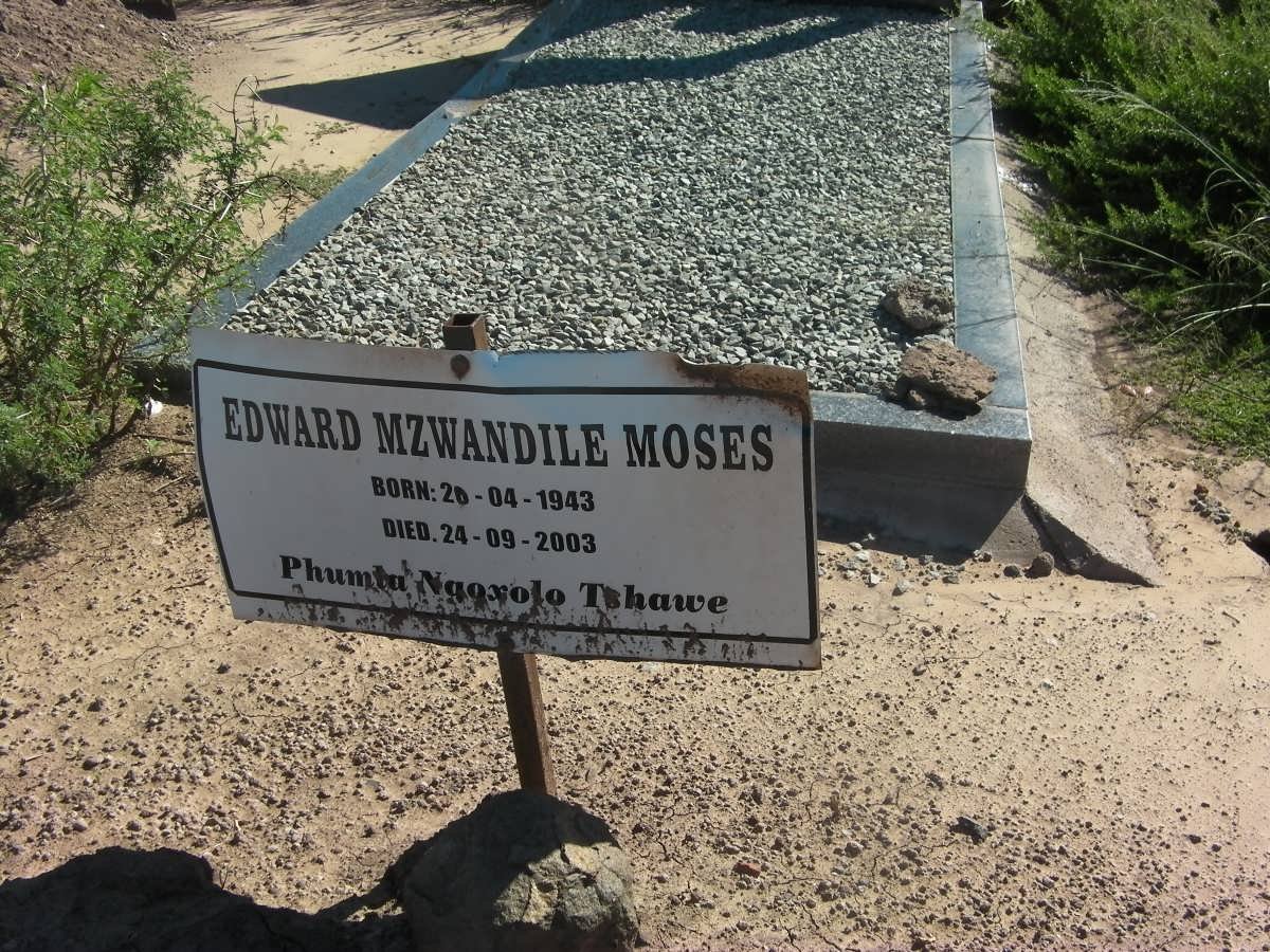 MOSES Edward Mzwandile 1943-2003