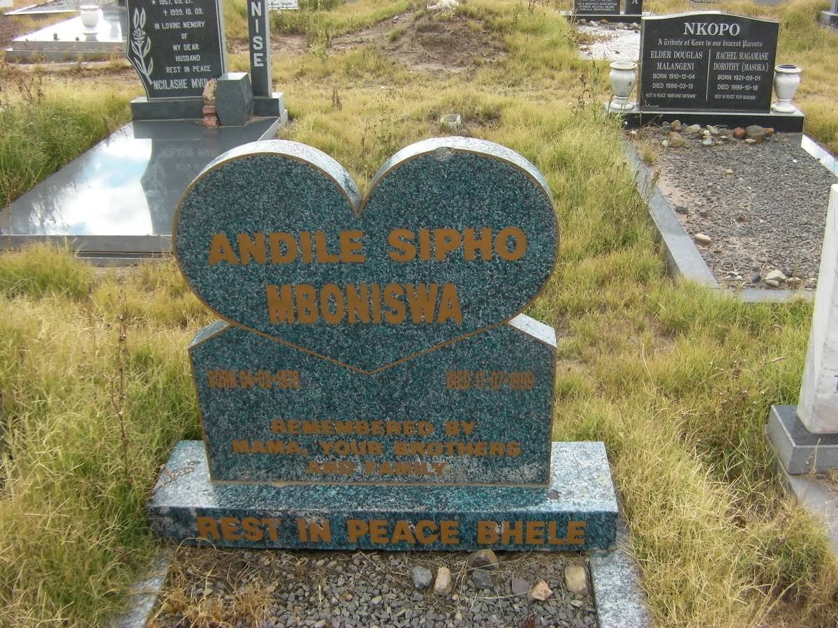 MBONISWA Andile Sipho 1978-1999
