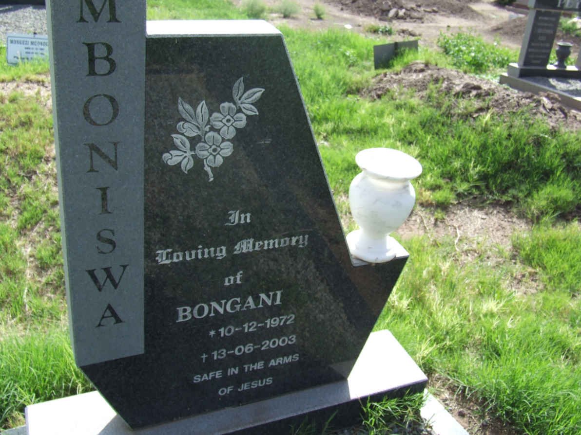 MBONISWA Bongani 1972-2003