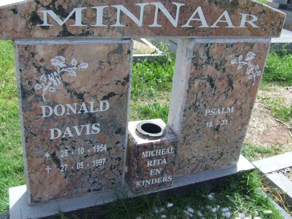 MINNAAR Donald Davis 1954-1997