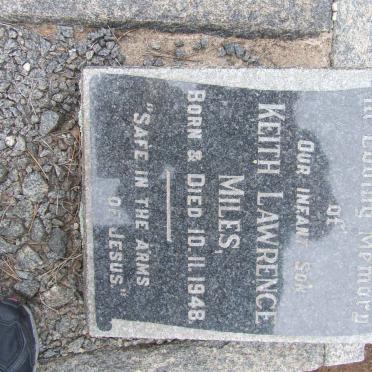 MILES Keith Lawrence 1948-1948