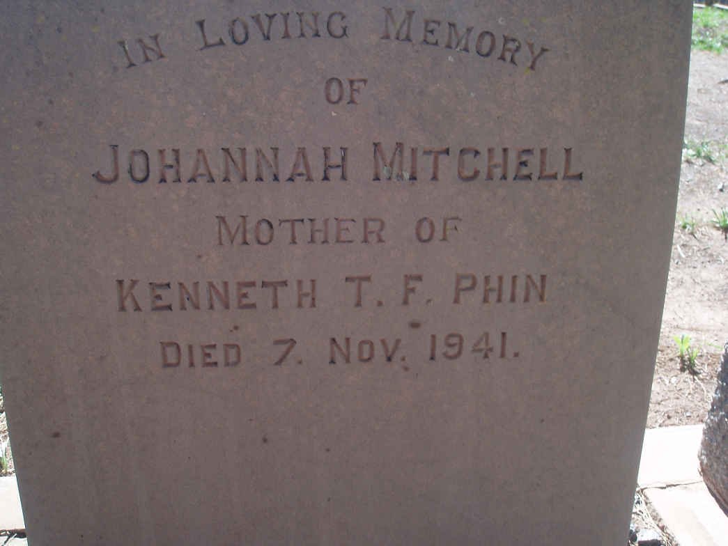MITCHELL Johannah -1941