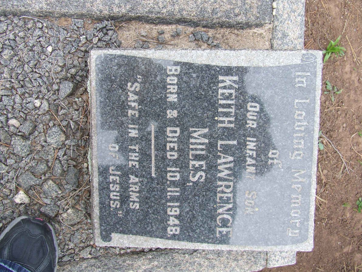 MILES Keith Lawrence 1948-1948