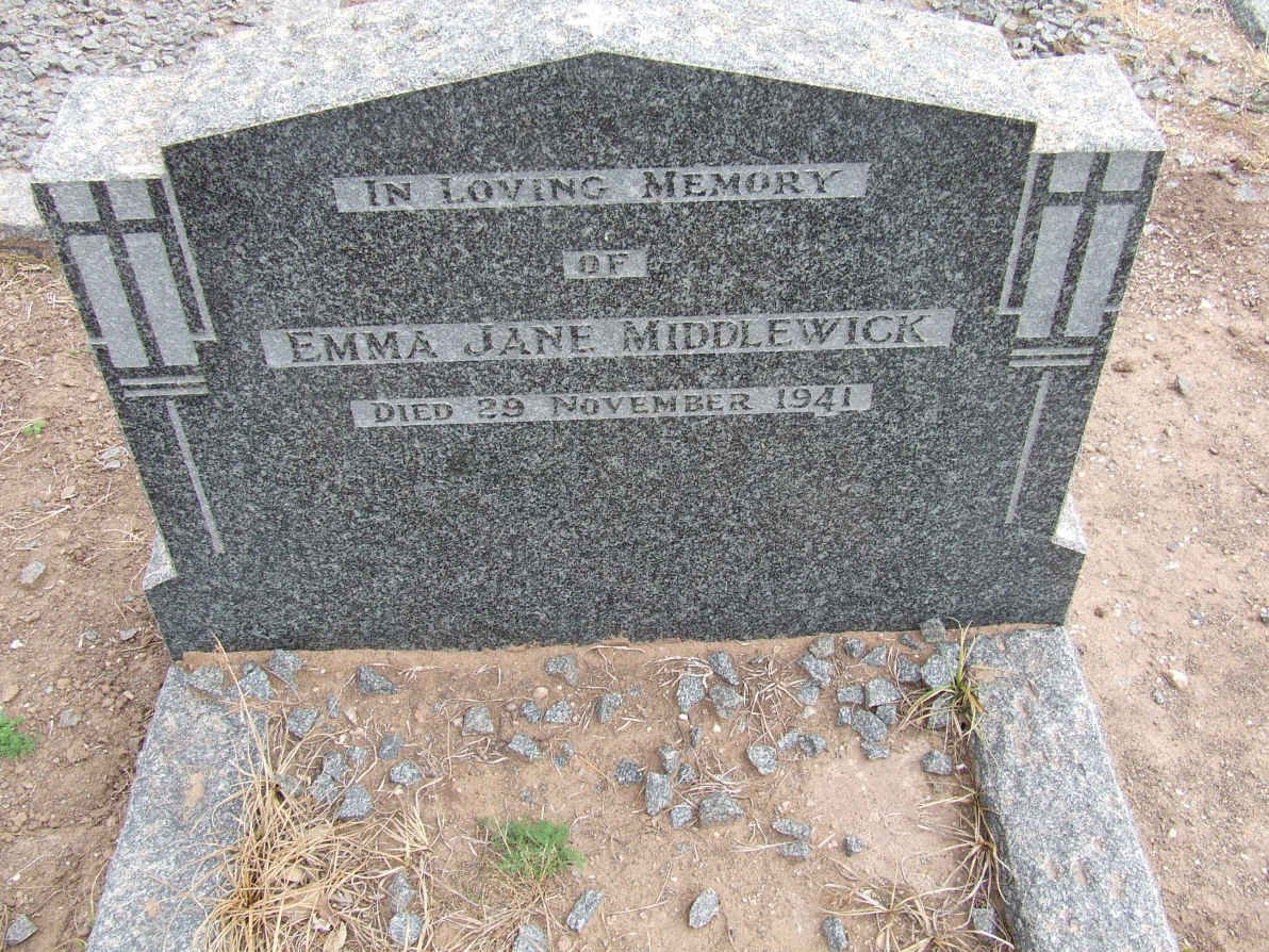 MIDDLEWICK Emma Jane -1941