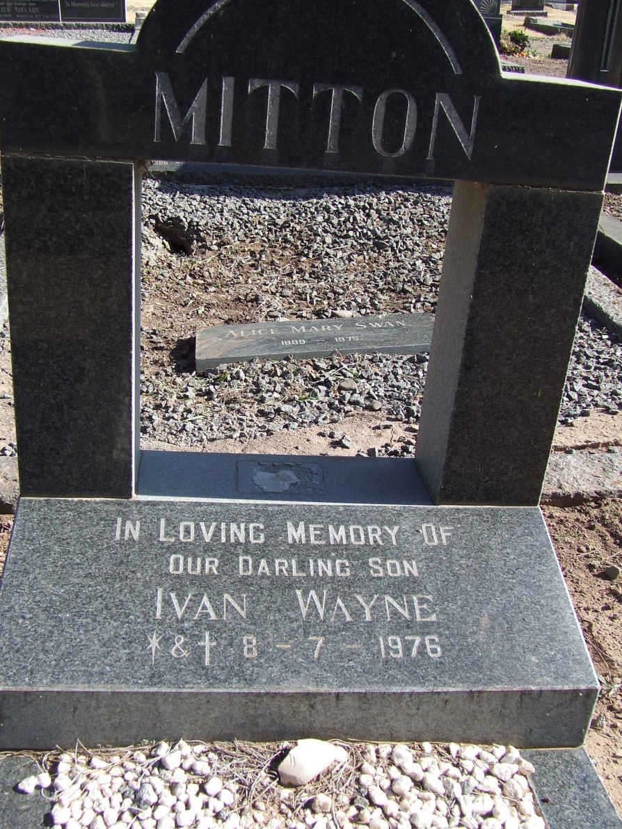 MITTON Ivan Wayne 1976-1976