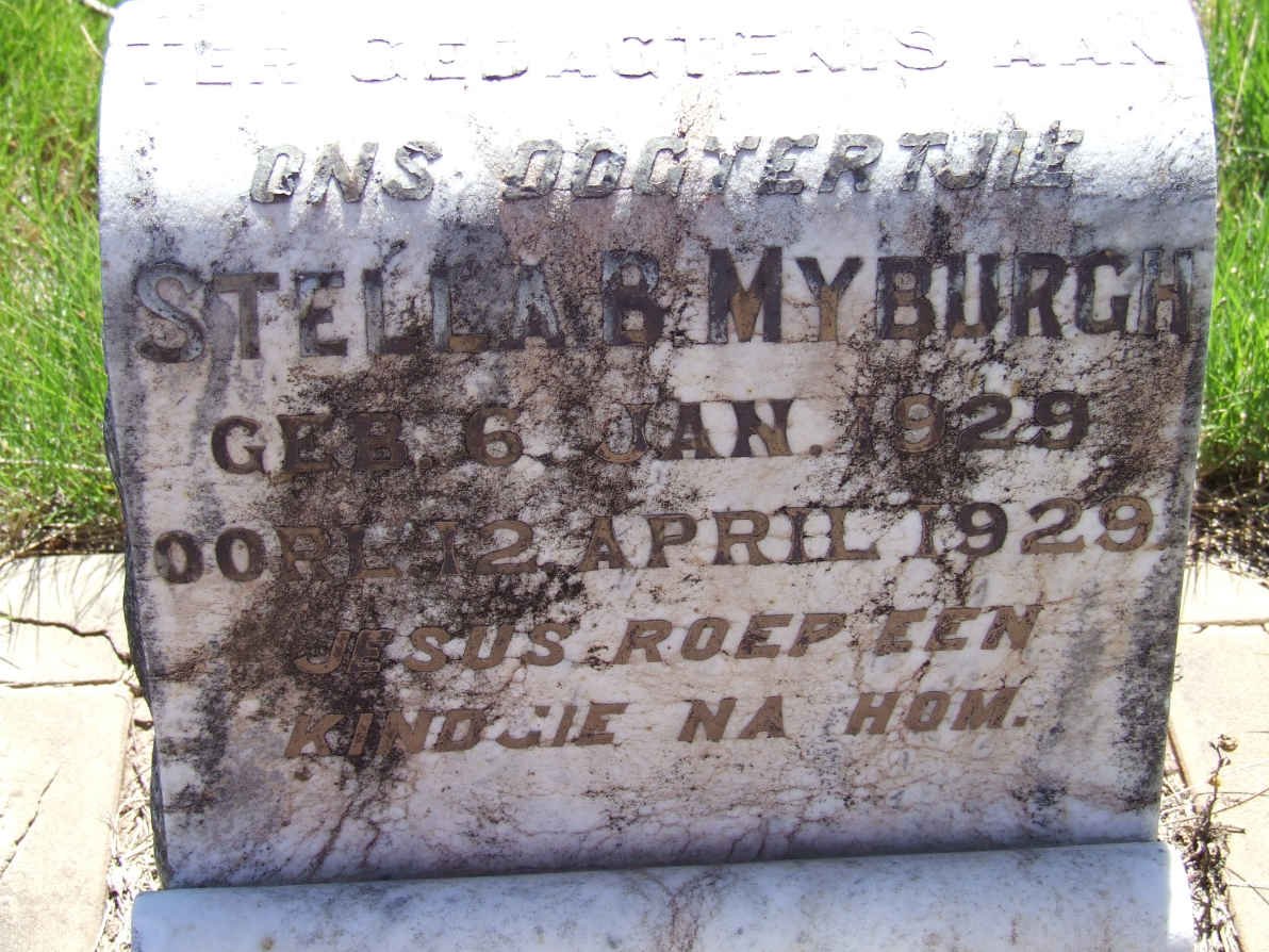 MYBURGH Stella B. 1929-1929