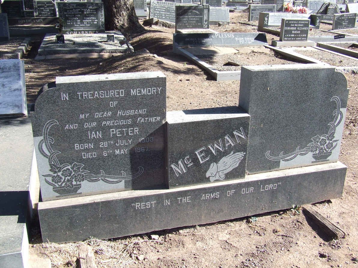 McEWAN Ian Peter 1903-1967