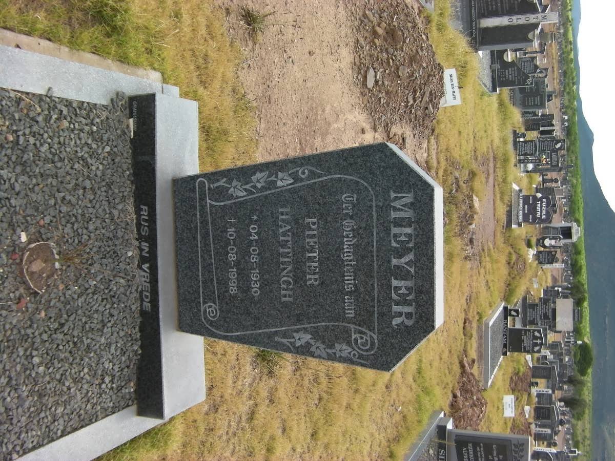 MEYER Peter Hattingh 1930-1998