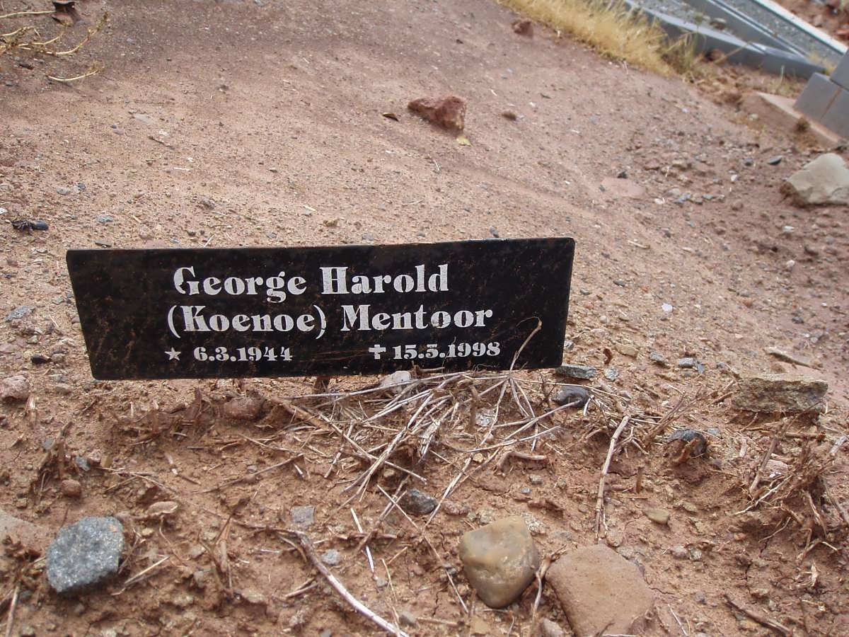 MENTOOR George Harold 1944-1998