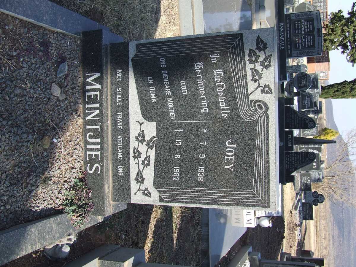MEINTJIES Joey 1938-1992