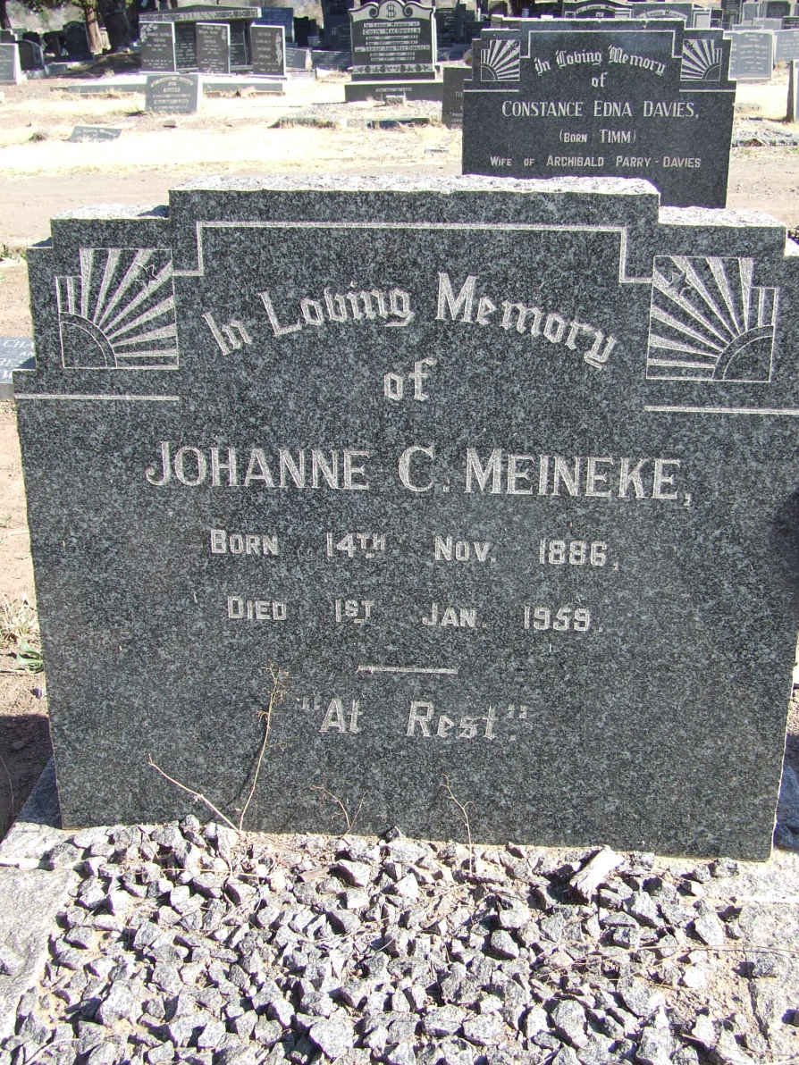 MEINEKE Johanne C. 1886-1959