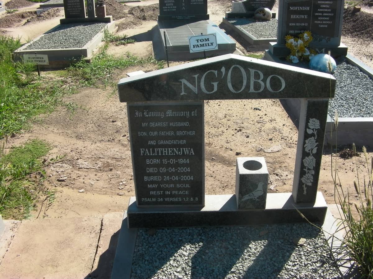 NG'OBO Falithenjwa 1944-2004