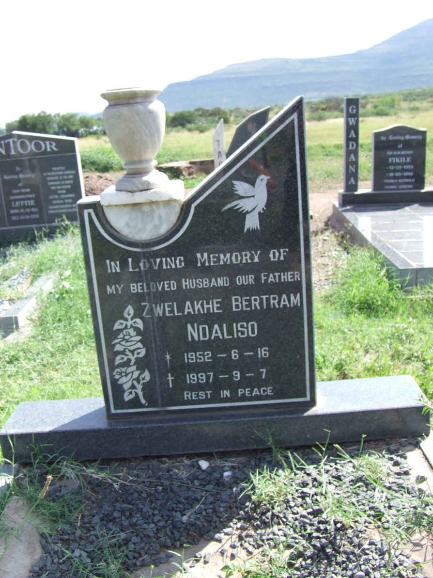 NDALISO Zwelakhe Bertram 1952-1997