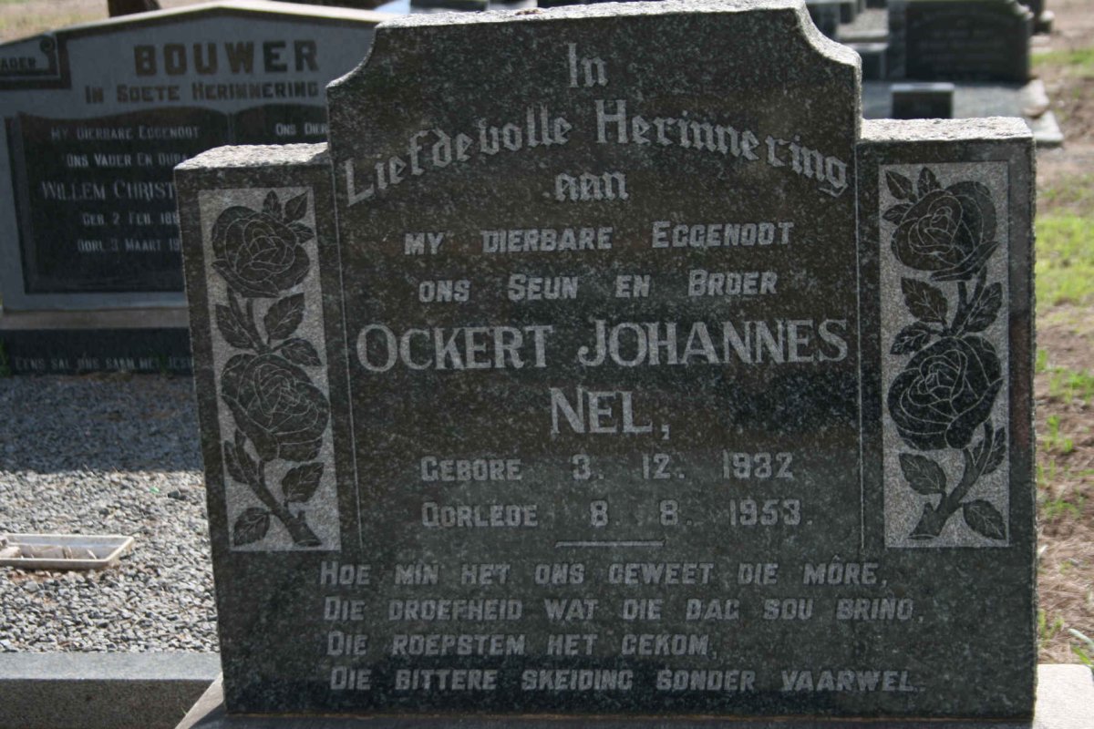 NEL Ockert Johannes 1932-1953