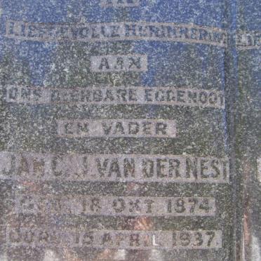 NEST Jan C.J., van der 1874-1937