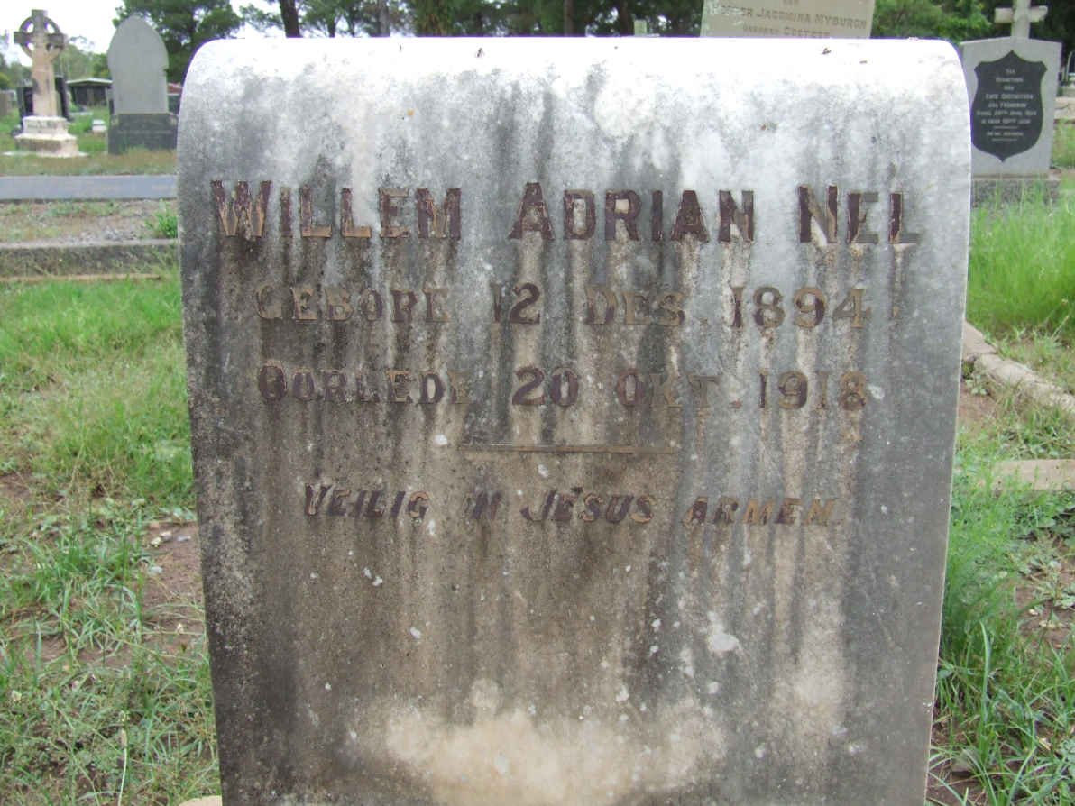 NEL Willem Adrian 1894-1918