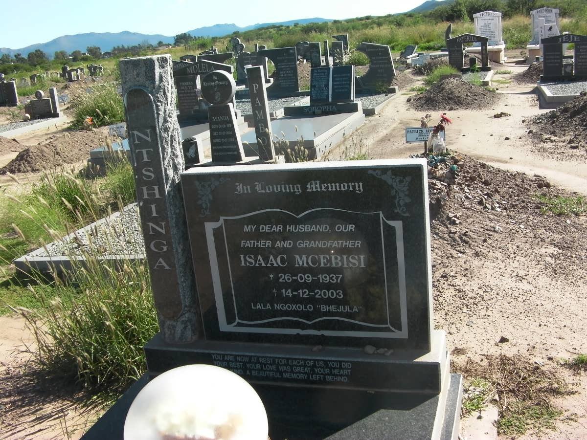NTSHINGA Isaac Mcebisi 1937-2003