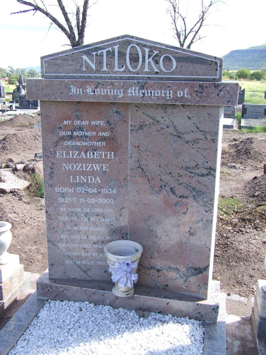 NTLOKO Elizabeth Nozizwe Linda 1934-2009