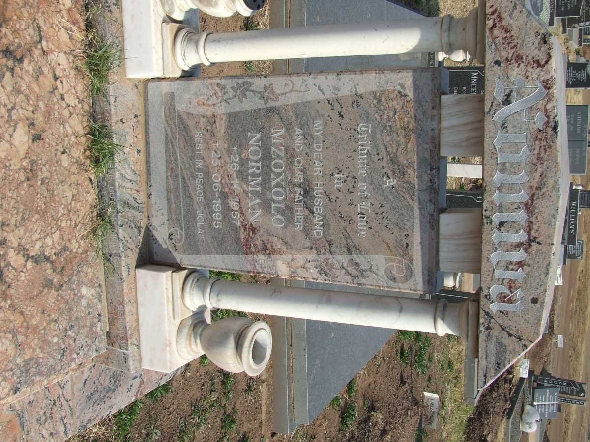 NOMWA Mzoxolo Norman 1957-1995