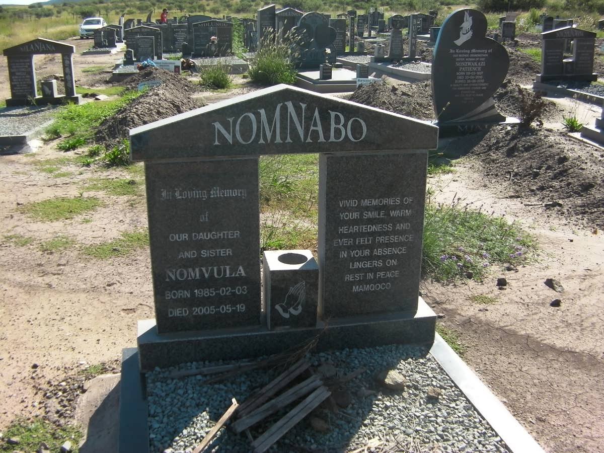 NOMNABO Nomvula 1985-2005