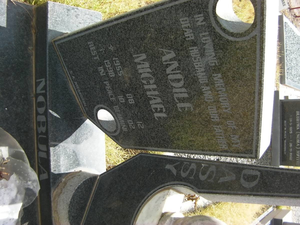 NOBULA Andile Michael 1955-1998