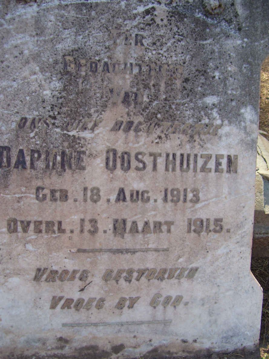 OOSTHUIZEN Daphne 1913-1915